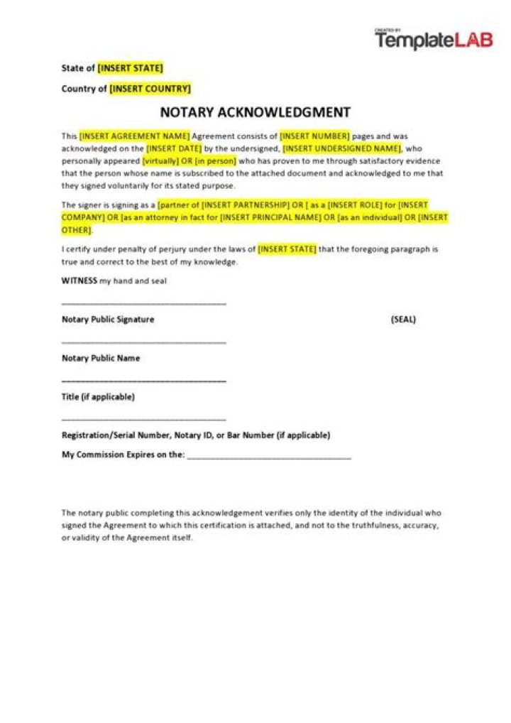 Does an acknowledgment of satisfaction of judgment need to be notarized?