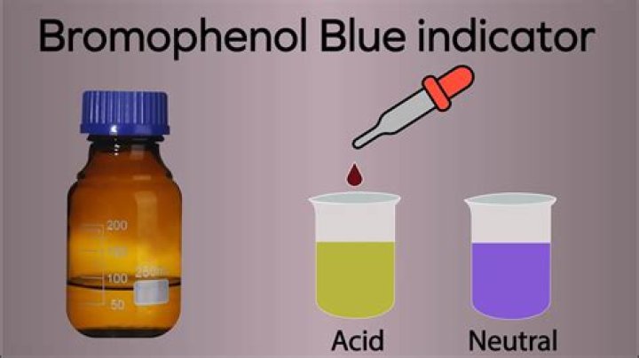 Does bromothymol blue react with acids?