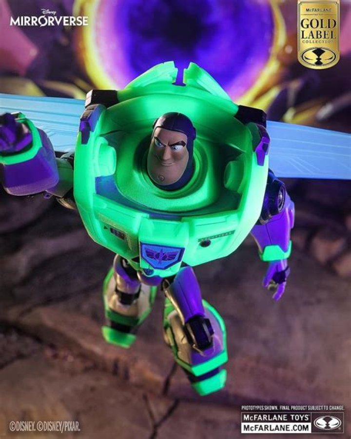 Does buzz lightyear glow in the dark?