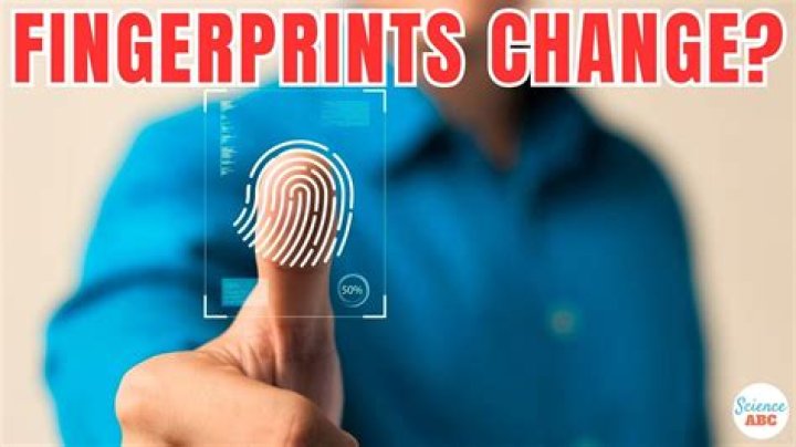 Does cut change fingerprint?
