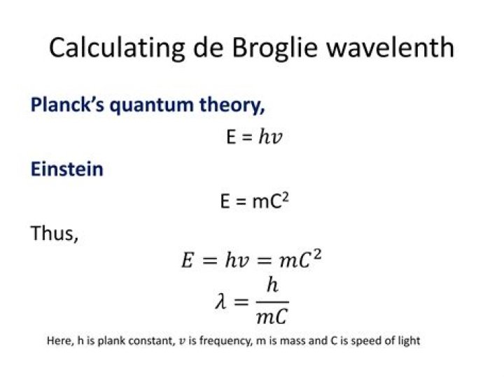 Does de broglie wavelength depend on temperature?