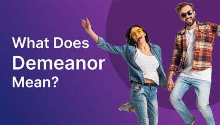 Does demeanor mean degrade?