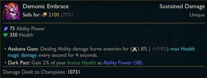 Does demonic embrace proc moonstone?