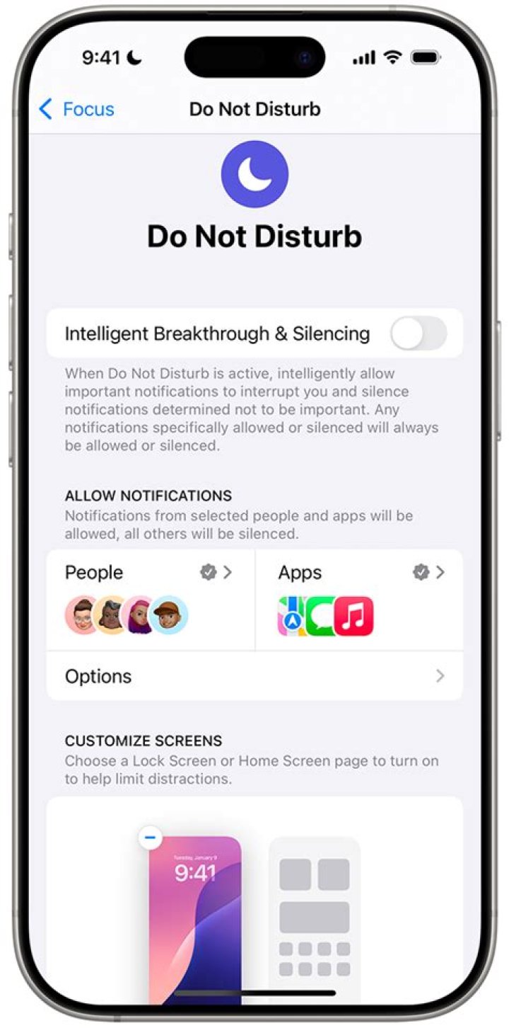 Does do not disturb allow calls?