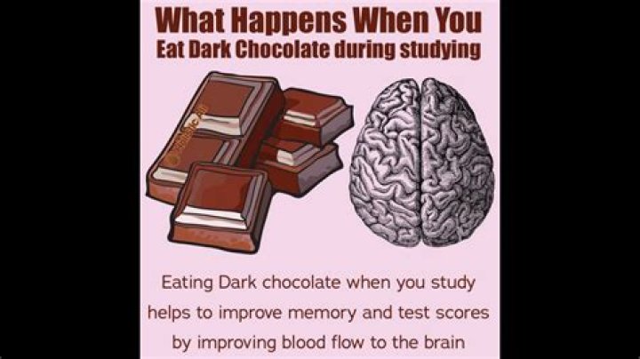 Does eating chocolate while studying help?