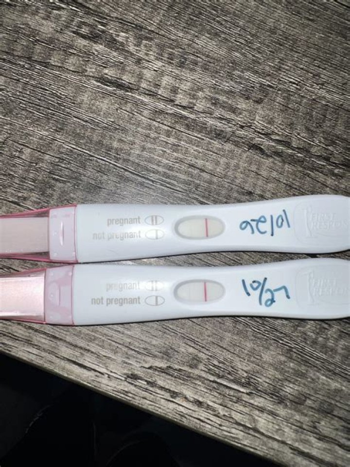Does faded line pregnancy test mean?