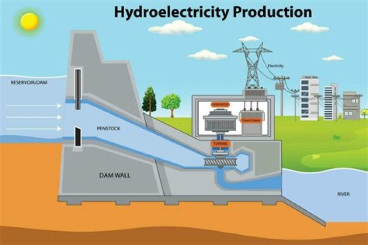 Does hydroelectricity cause pollution?