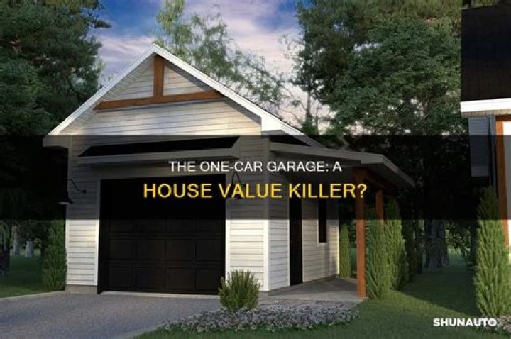 Does knocking down a garage devalue a house?