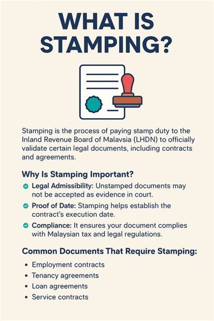 Does lor need to be stamped?