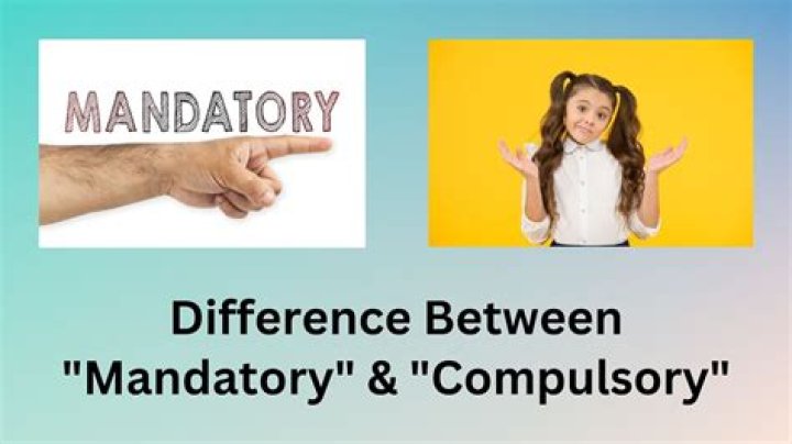 Does mandatory mean obligatory?