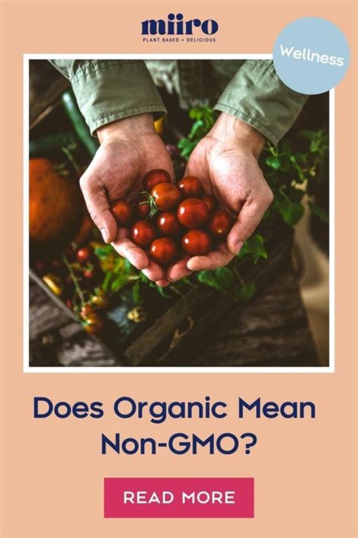 Does organic mean non gmo?