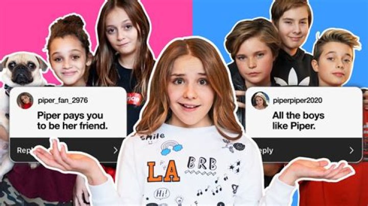 Does piper rockelle go to school?
