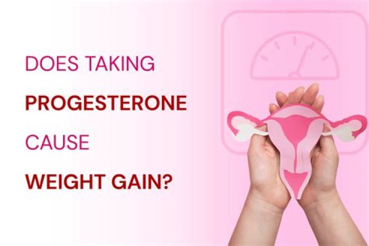 Does progestin cause weight gain?