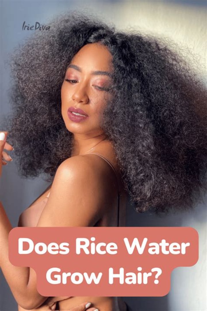 Does rice water grow front hair?