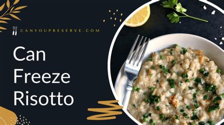 Does risotto freeze well?