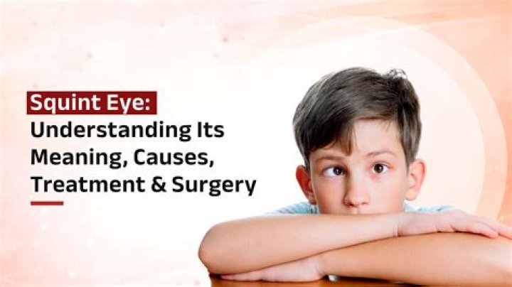 Does squint eye develop?