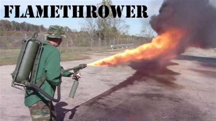 Does the army still use flamethrowers?