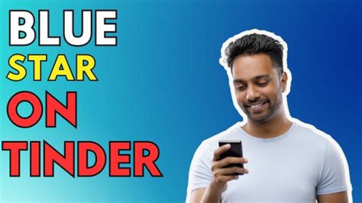 Does the blue star on tinder mean?