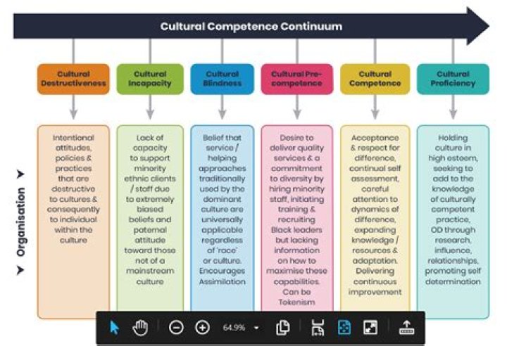 Does the curriculum develop cultural competence how?