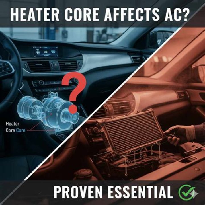 Does the heater core affect the ac?