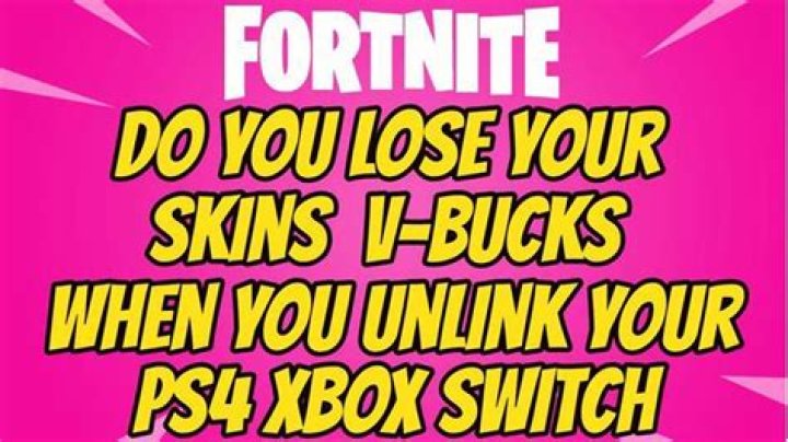 Does unlinking fortnite account delete everything?