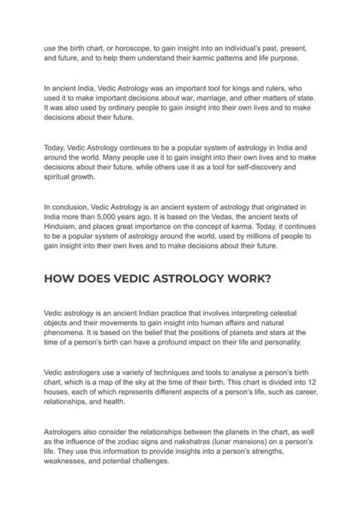 Does vedic astrology really work?
