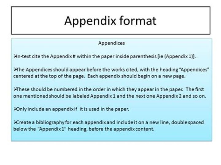 Does works cited go before or after appendix?