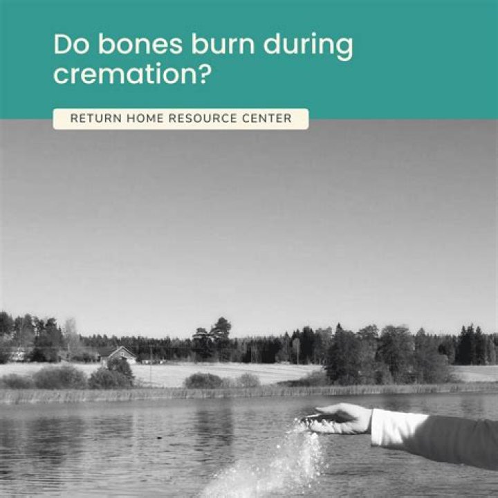 During cremation do bones burn?