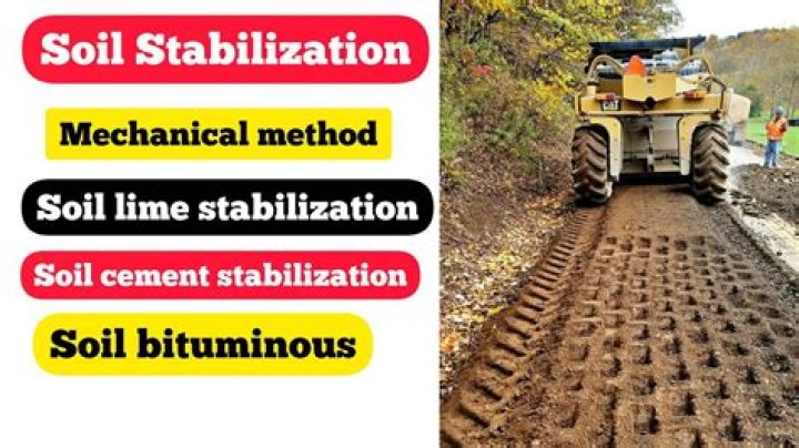 During lime stabilisation of soils?