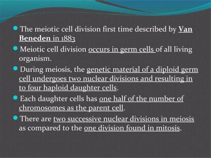 During meiosis two successive divisions?