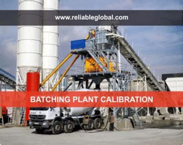 For batching plant calibration?