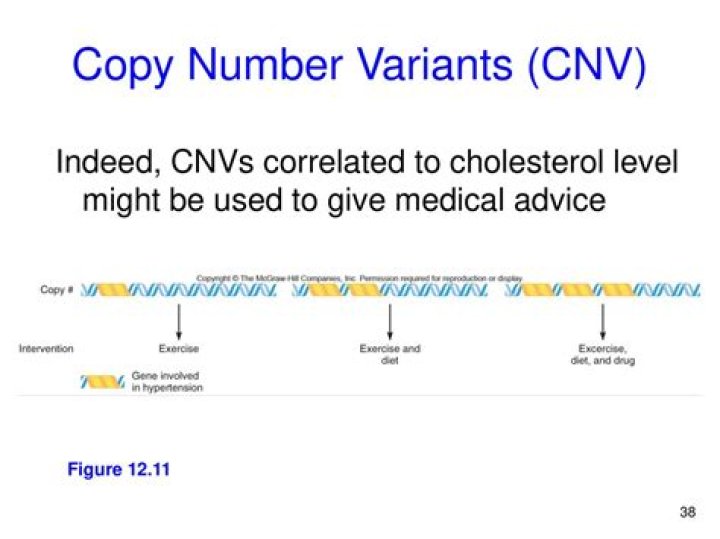 For copy number variants?