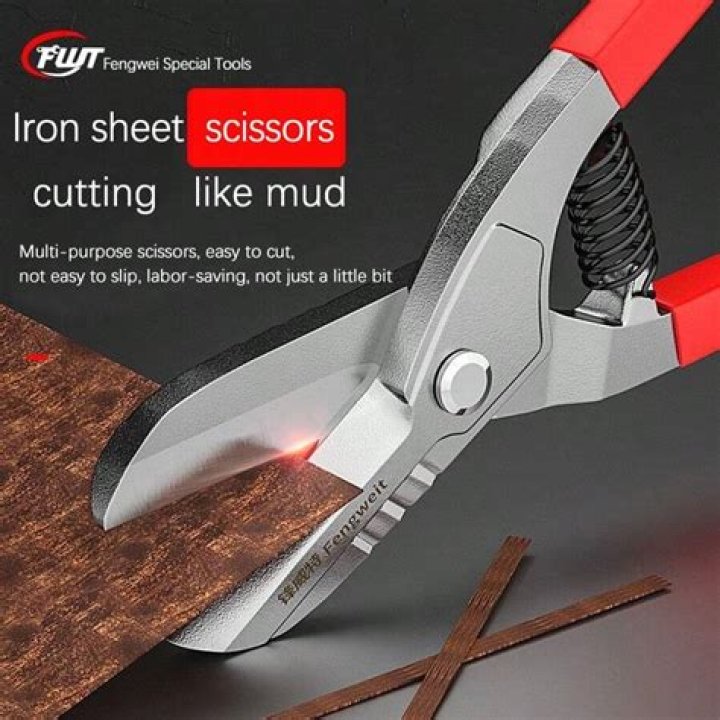 For cutting metal sheets?
