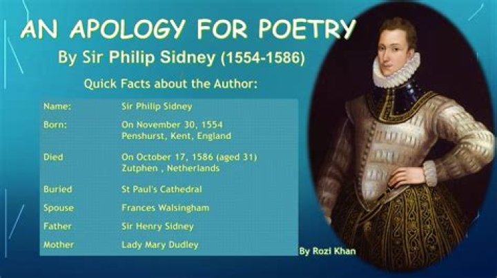 For sidney poetry is?