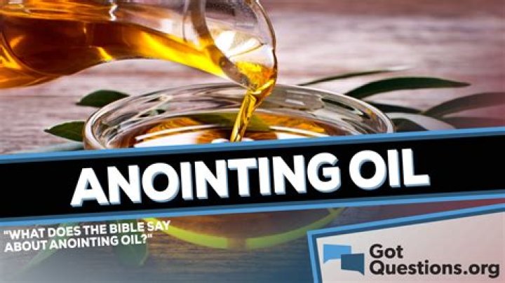 For the anointing oil in the bible?