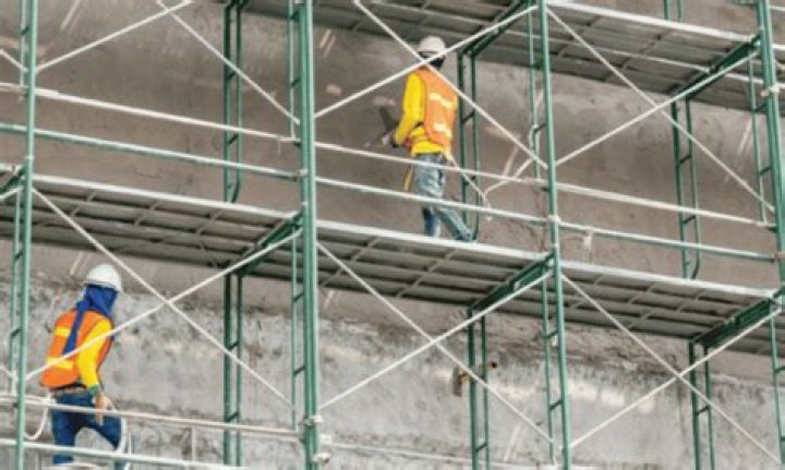 For workers on scaffolds fall protection?