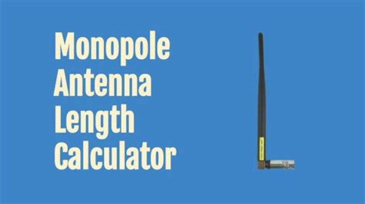 Formula for monopole antenna?