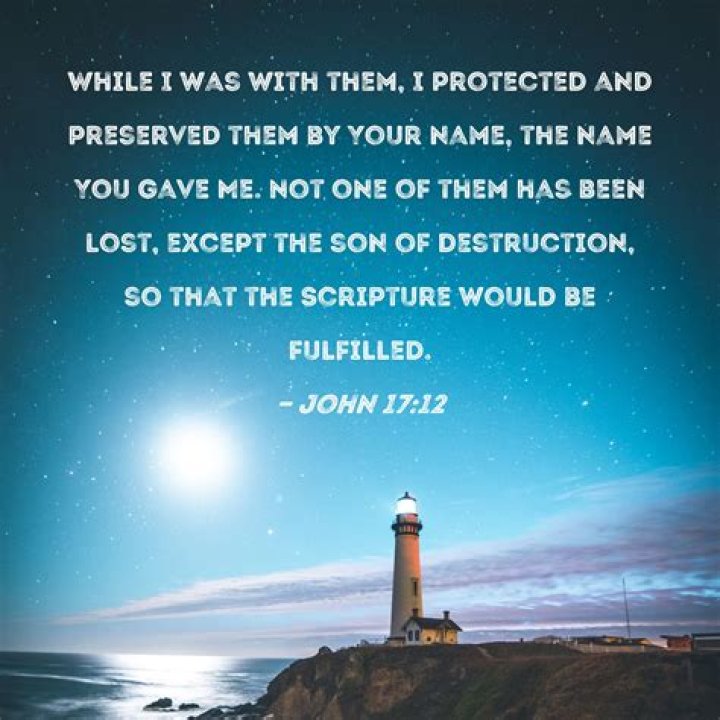 Has been lost except the son of destruction?