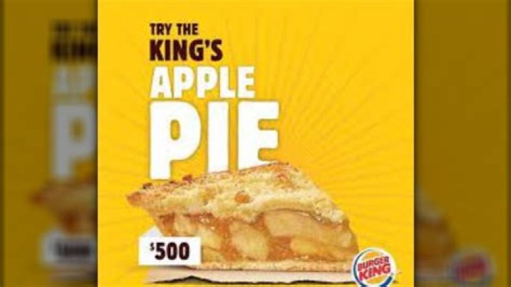 Has burger king discontinued apple pie?