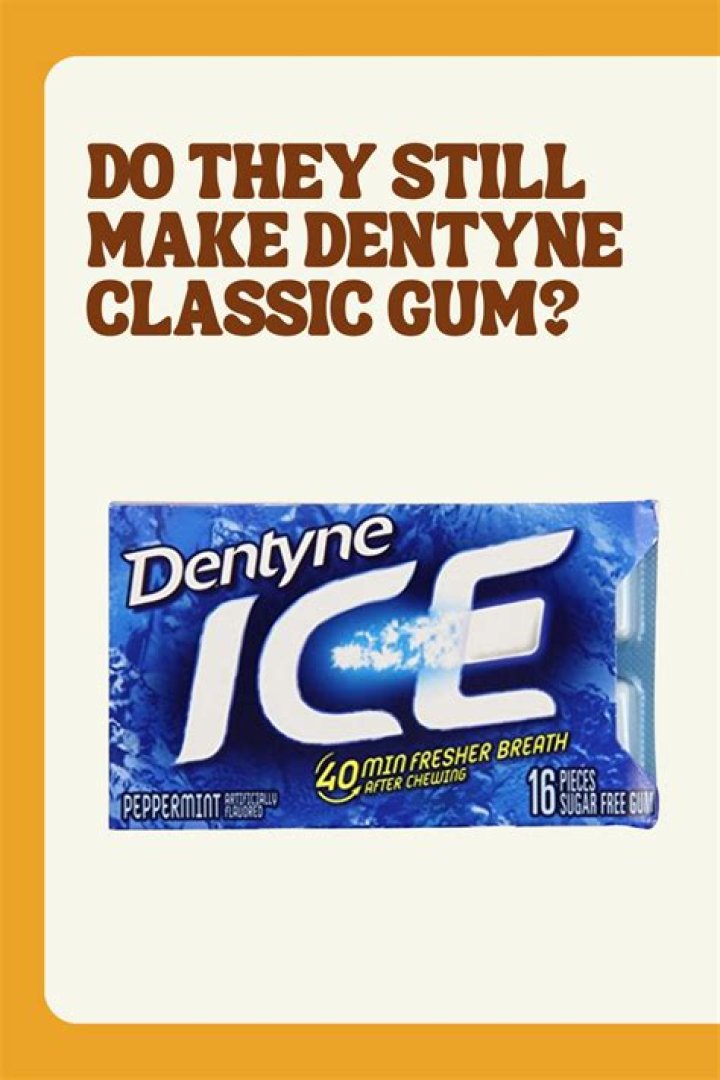 Has dentyne classic been discontinued?