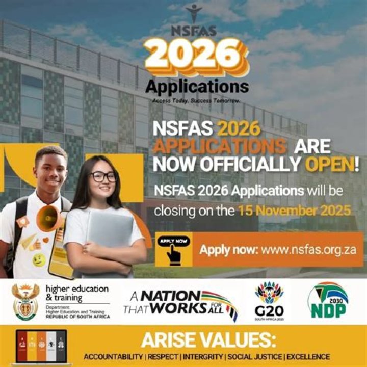 Has nsfas open for 2022?