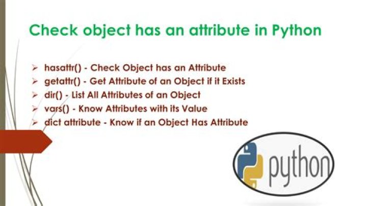 Has object attribute python?