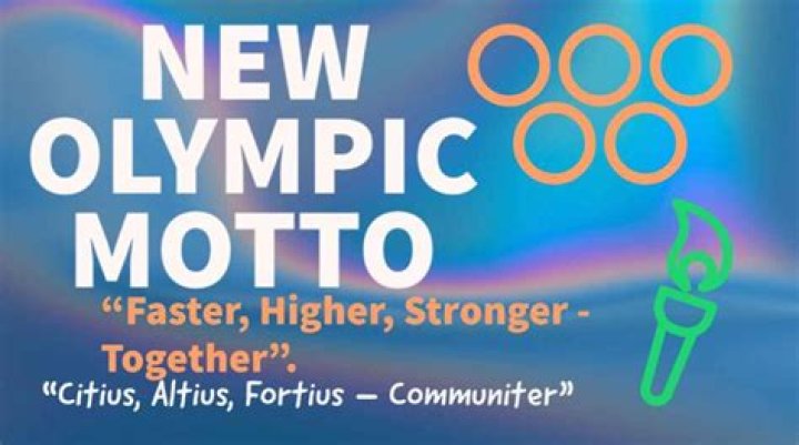 Has the olympic motto changed?