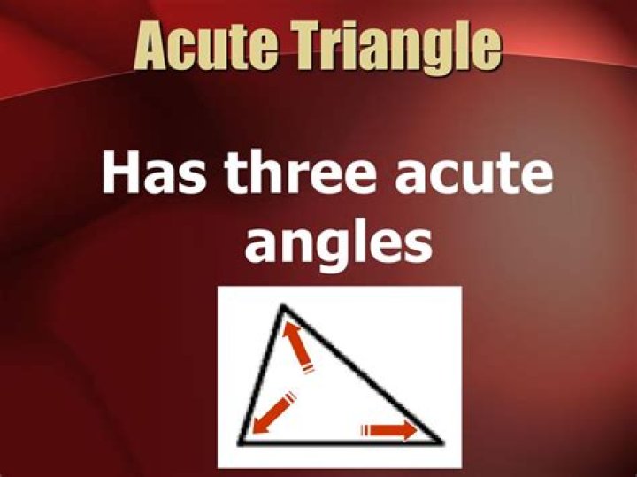 Has three acute angles?