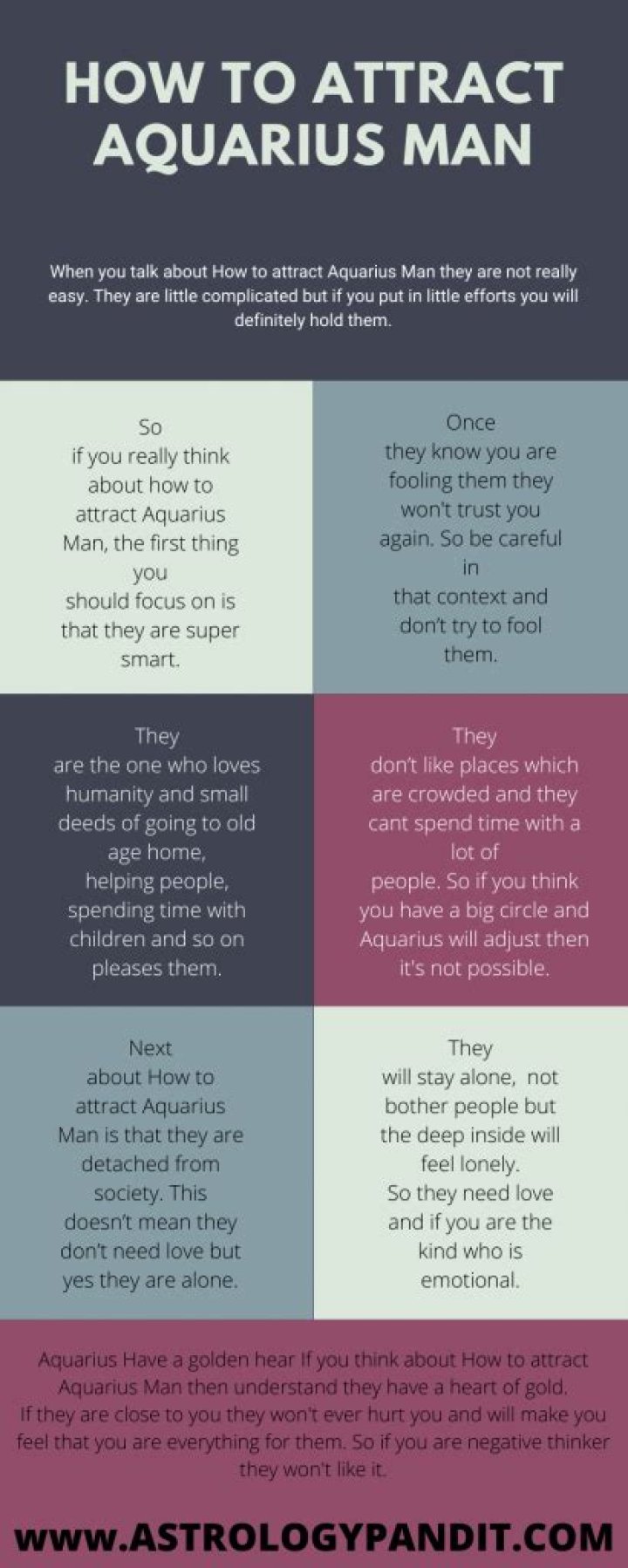 How aquarius man flirt?