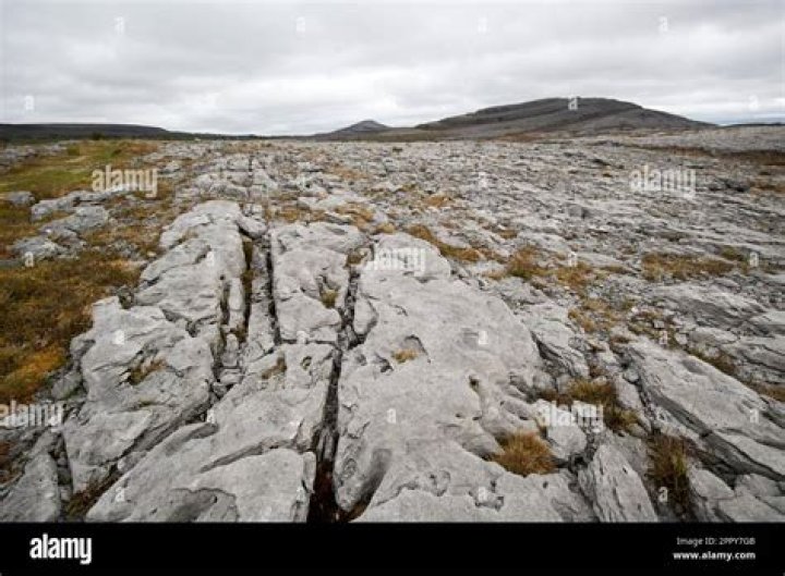 How are grikes and clints formed?