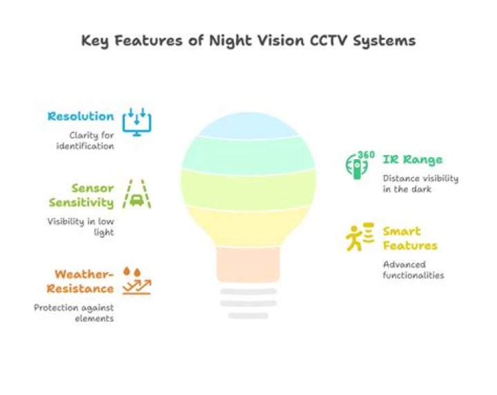How cctv camera works in night?