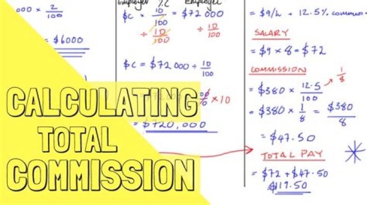 How commission is calculated?