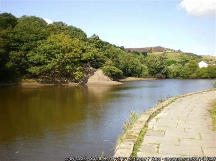 How deep is sparth reservoir?