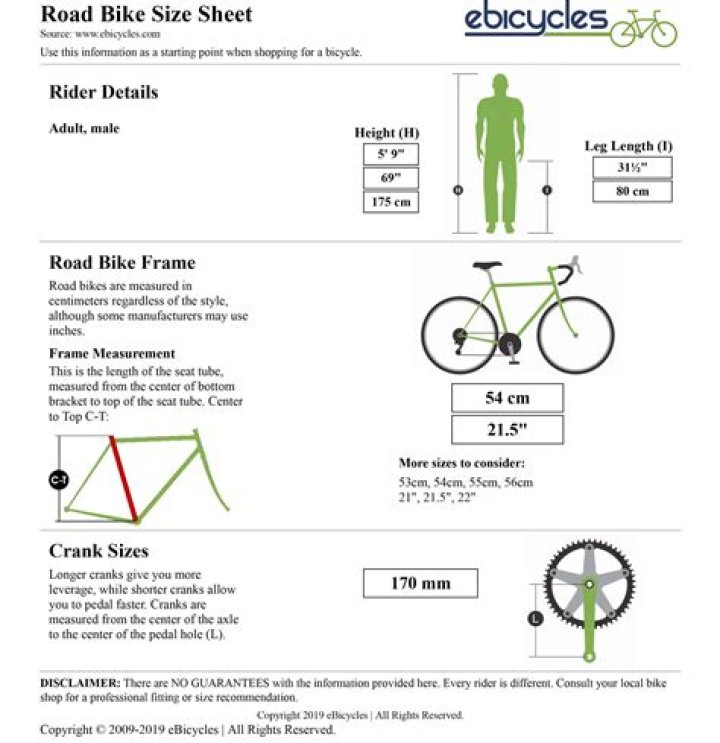 How determine bike size?